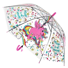 Зонт детский r-50см, прозрачный, полуавтомат ИГРАЕМ ВМЕСТЕ в кор.5x12шт Shantou Gepai