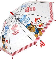 Зонт детский Щенячий Патруль r-50см, прозрачный, полуавтомат ИГРАЕМ ВМЕСТЕ в кор.5x12шт Shantou Gepai