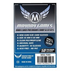 Протекторы для настольных игр Mayday Premium Mini European (45х68) - 50 штук