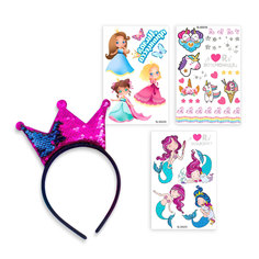 Набор косметики Школа талантов с ободком, Красавица принцесса