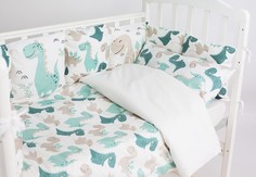 Текстильный бортик для кроватки Forest kids 376308-1/376308-3 цв. зеленый