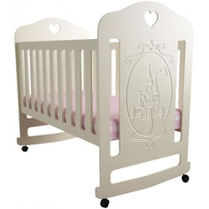 Кроватка для новорожденных Forest kids Принцесса качалка цв. слоновая кость