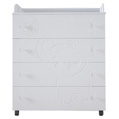 Комод детский пеленальный Forest kids Cute Elephante цв. белый