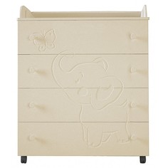 Комод детский пеленальный Forest kids Cute Elephante цв. слоновая кость