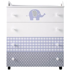 Комод детский пеленальный Forest kids Little Elephant цв. violet