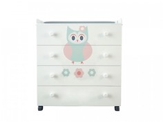 Комод детский пеленальный Forest kids Little Owl цв. белый