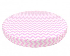 Простынь для круглого матраса Forest kids Zig-Zag 1006-3 цв. розовый