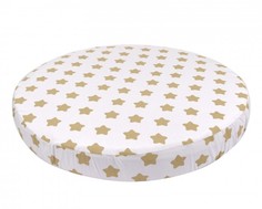 Простынь для круглого матраса Forest kids Stars 1008-4 цв. бежевый