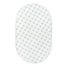 Простынь для овального матраса Forest kids Stars 1012-2 цв. голубой