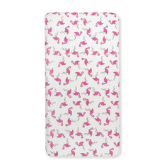 Простынь на резинке Forest kids Flamingo 7551 цв. розовый
