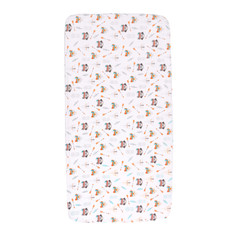 Простынь на резинке Forest kids Redskins 7552 цв. белый