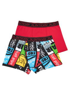 Трусы-боксеры PlayToday 32211015 2шт. цв. красный, разноцветный р. 158-164