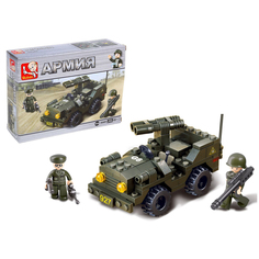 Конструктор Sluban Сухопутные войска: джип, 102 детали 407593