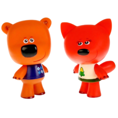 Игрушка для ванной Играем Вместе Мимимишки. Лисичка и Кеша в сетке 3871554