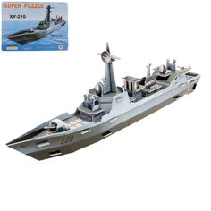 Конструктор 3D Военный корабль 124378 No Brand