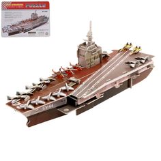 Конструктор 3D Военный корабль 124381 No Brand