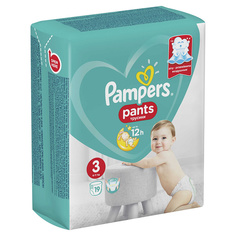 Подгузники-трусики Pampers, Pants для мальчиков и девочек Midi 3 (6-11 кг), 19 шт
