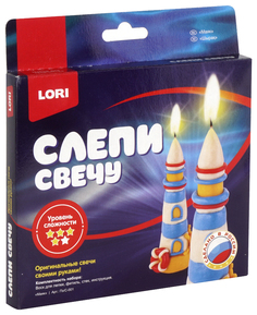 Набор для творчества Lori Маяк слепи свечу маленький