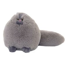 Мягкая игрушка Кот-шарик 40 см No Brand