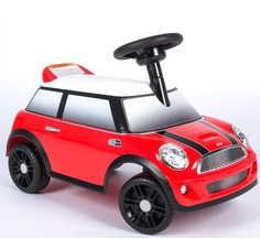 Каталка-автомобиль R-TOYS MINI COOPER со звуковыми эффектами, красная ZW450