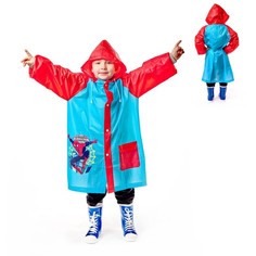 Дождевик со светоотражающим элементом в чехле Великий, Человек-Паук, р-р L, 110-120 см Marvel