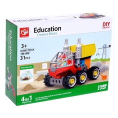 Конструктор «Строительная техника», 4 варианта сборки, 31 деталь Kids Home Toys