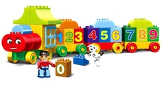 Конструктор «Числовой поезд», учимся считать, 50 деталей Kids Home Toys