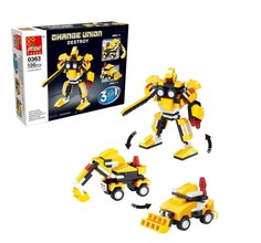 Конструктор «Робот», 106 деталей, 3 варианта сборки Peizhi