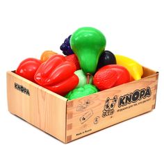 Набор Knopa в большом ящике Фрукты-овощи, 22 элемента
