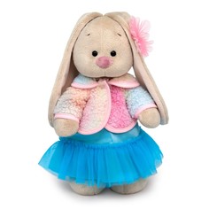 Мягкая игрушка BUDI BASA Зайка Ми в голубой юбке, 32 см