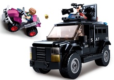 Конструктор «Полиция: Погоня», 293 детали Sluban