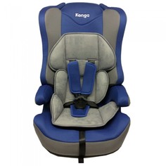 Кресло детское автомобильное Kenga LB 513 син группа 1/2/3 (9-36кг) велюр, с вкладышем Пан Трейд