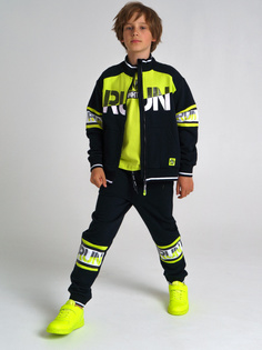 Брюки детские PlayToday 22117009, черный, р. 176