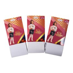 Колготки детские Cascatto для девочек ажурные белые р 98-140