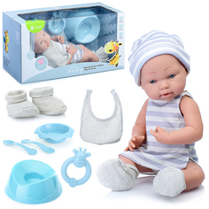 Пупс DF16-011D с аксессуарами, в коробке Pure Baby