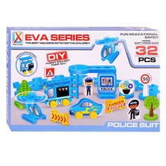 Конструктор 3202H Полиция (32 дет) Oubaoloon