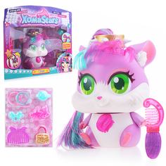 Игровой набор ХомаStars стильные питомцы хомячок Хлоя с растущими волосами 1toy