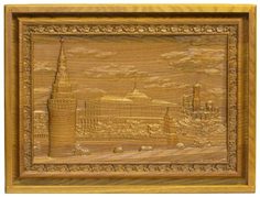 Лото в резной шкатулке из мореного ясеня Кремль (высота боченка 3 см) 31*24*13 см 999-RTR- Ровертайм