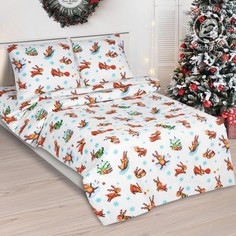 Детское Постельное Белье из Поплина Оленята 912 1,5-спальное Арт Дизайн