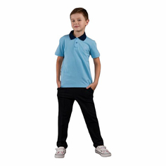 Брюки детские КотМарКот, черный, р. 128