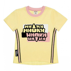 Футболка детская Lucky Child, желтый, р. 80