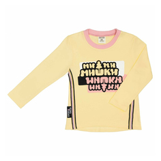 Футболка детская Lucky Child, желтый, р. 80