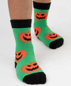 Носки с принтом зеленые Button Blue 222BBBF85014819 р.16-18