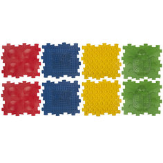 Игровой коврик У681 8 элементов 24,5х24,5х1,4 см No Brand