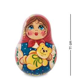 Неваляшка Девочка с медведем МР-24/76-B 113-708487 Art East