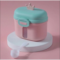 Контейнер для хранения детского питания «Корона», 240 гр., цвет розовый Mum&Baby