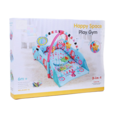 Развивающий коврик Божья коровка - манеж, с дугами, с подушечкой, р - р 108х92х0,5 см. Sima Land