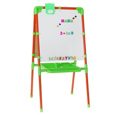 Мольберт детский, двусторонний, размер 1040 ? 516 ? 70 мм, цвет оранжевый Bazar
