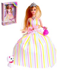 Кукла-модель шарнирная «Лиза» в платье, с аксессуарами, МИКС No Brand