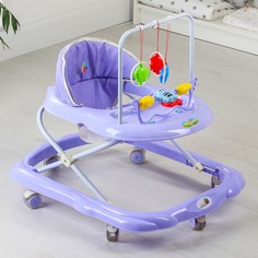 Ходунки «BUGGY C», фиолетовый, 6 силик. колес, муз., свет Bazar